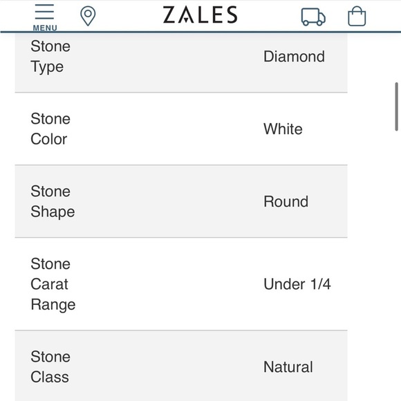 Diamond Heart Promise Ring Sterling Silver Size 6.5 - Picture 8 of 9